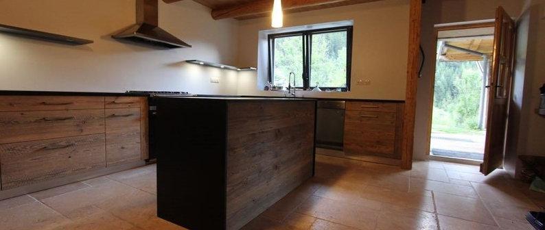 Cuisines Fabien Sattler cuisine bois élégant
